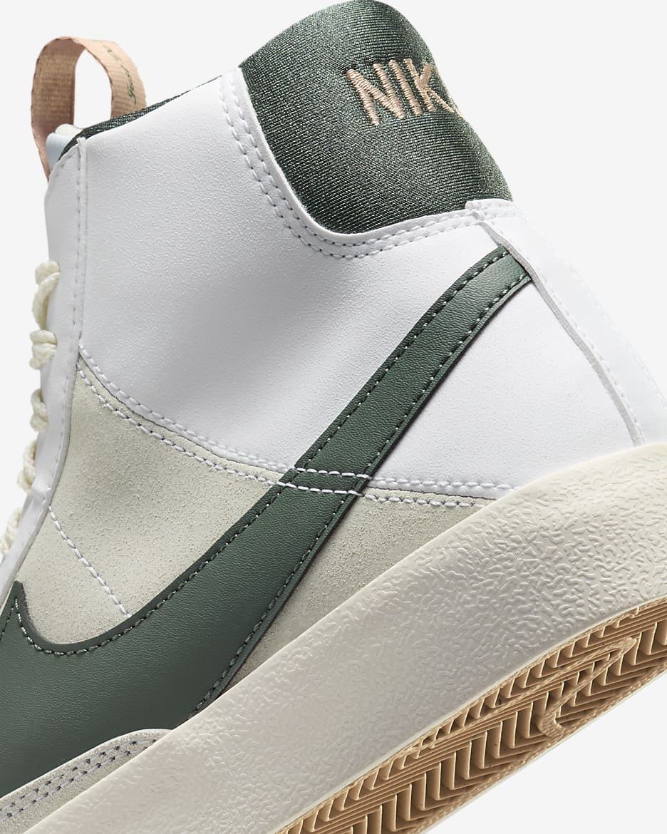 Nike blazer mid verde online